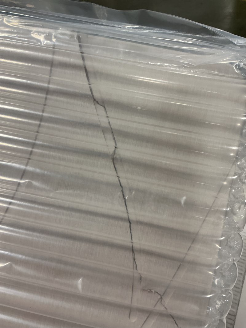 Condition photo showing As Is for Stone Bath Mat Diatomaceous Earth Shower Mat Non-Slip Super Absorbent Diatomite Stone Bath Mats for Bathroom Floor Quick Drying Natural Easy to Clean(23.6''×15.4" White)