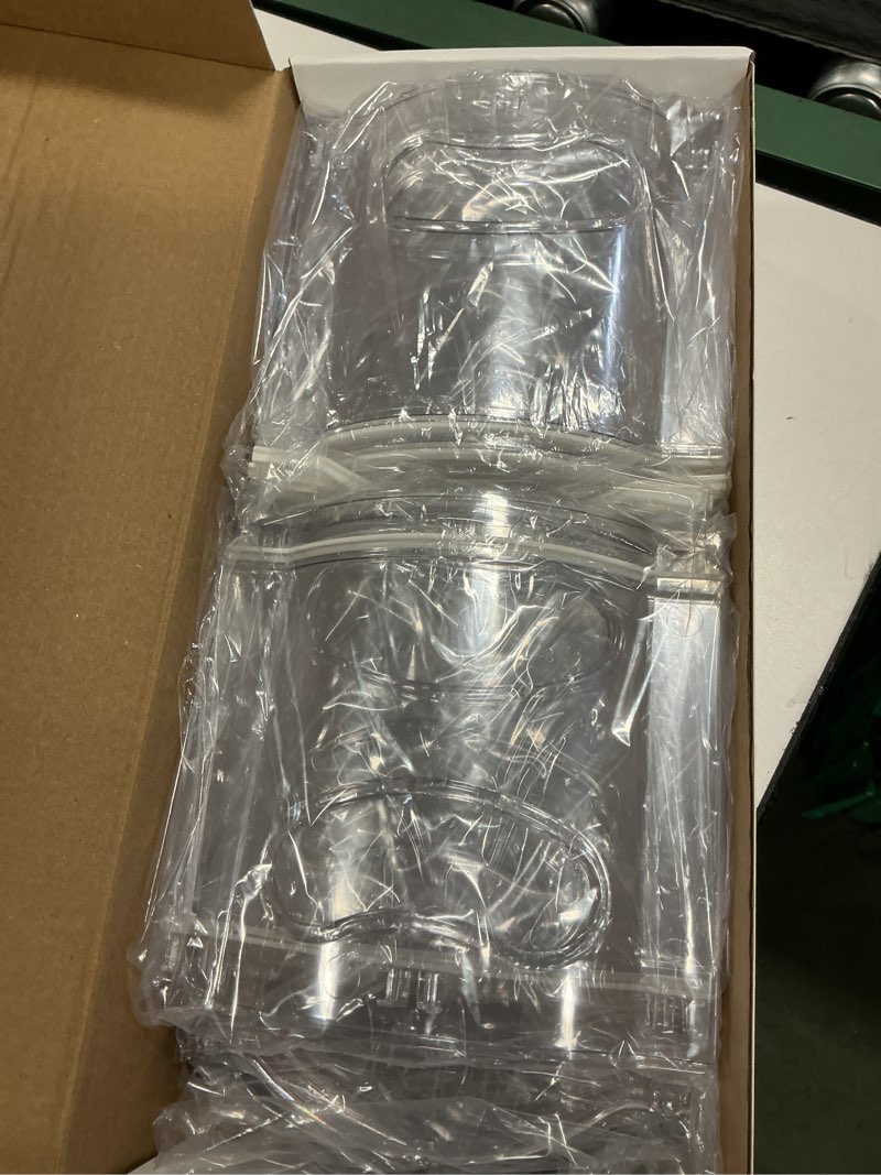 Condition photo showing New/Like New for MIUKAA Cabinet Organizer Shelf, Set of 4 Kitchen Counter Shelves, Clear Stackable Spice Organization for Cabinet for Mug Spice Bottles Bowl Organizers ?11.8 x 5.9 x 5.1 inch? 4 Pack