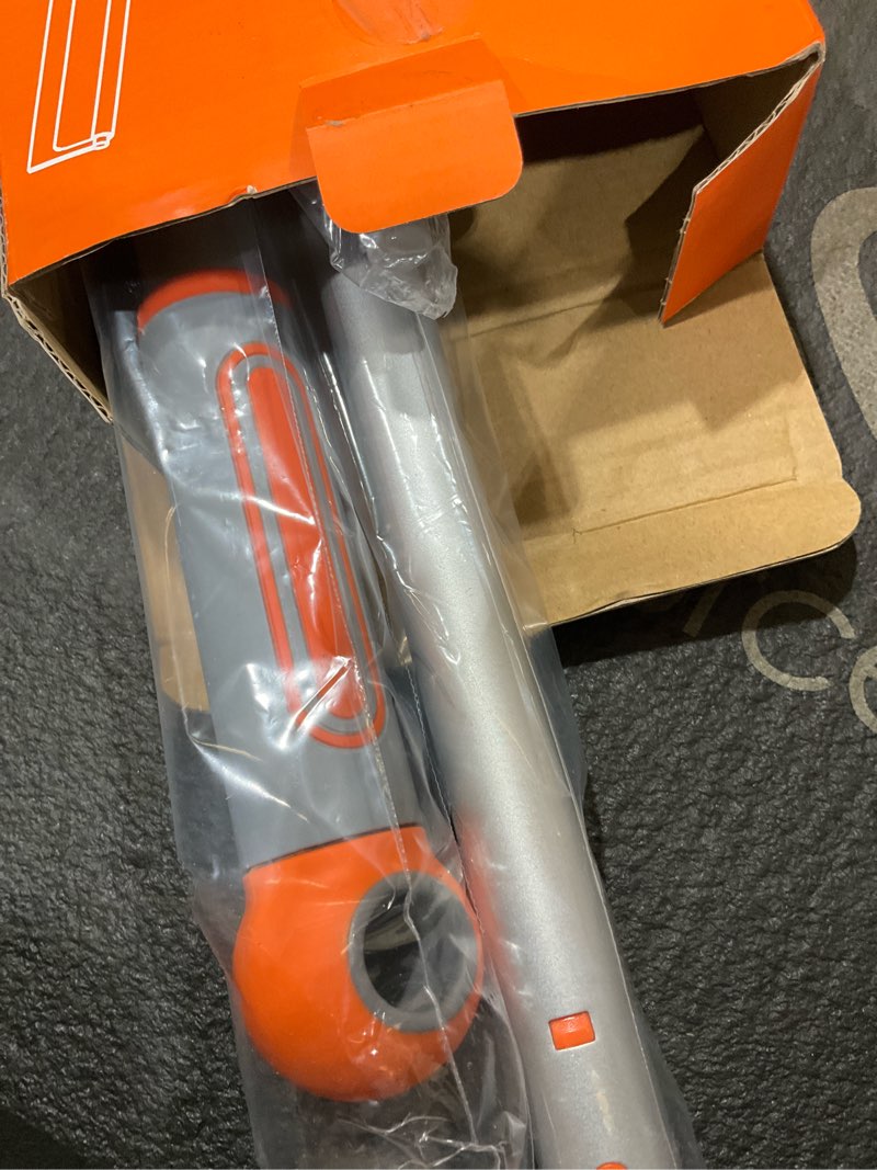 Condition photo showing As Is for eazer floor squeegee broom: heavy duty scrubber with extendable 60'' aluminum pole and rubber blade for kitchen, swimming pool, concrete floors,shower,tiles,garages,windows,glass,pet hair removal rubber floor squeegee