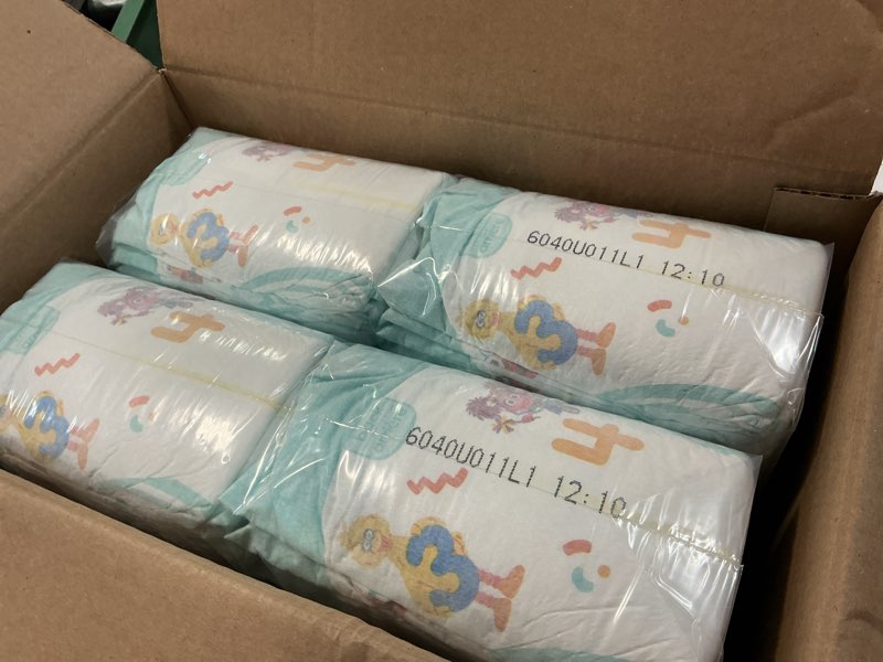 Condition photo showing New/Like New for pampers diapers - baby dry - size 1, 120 count, absorbent disposable infant diaper (packaging may vary) size 1 120