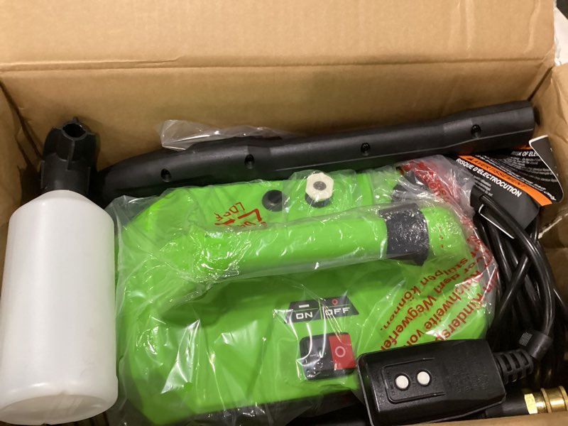 Condition photo showing New/Like New for Greenworks 1800 PSI (1.1 GPM) Electric Pressure Washer PWMA Certified 1800PSI?Handle? 1800PSI