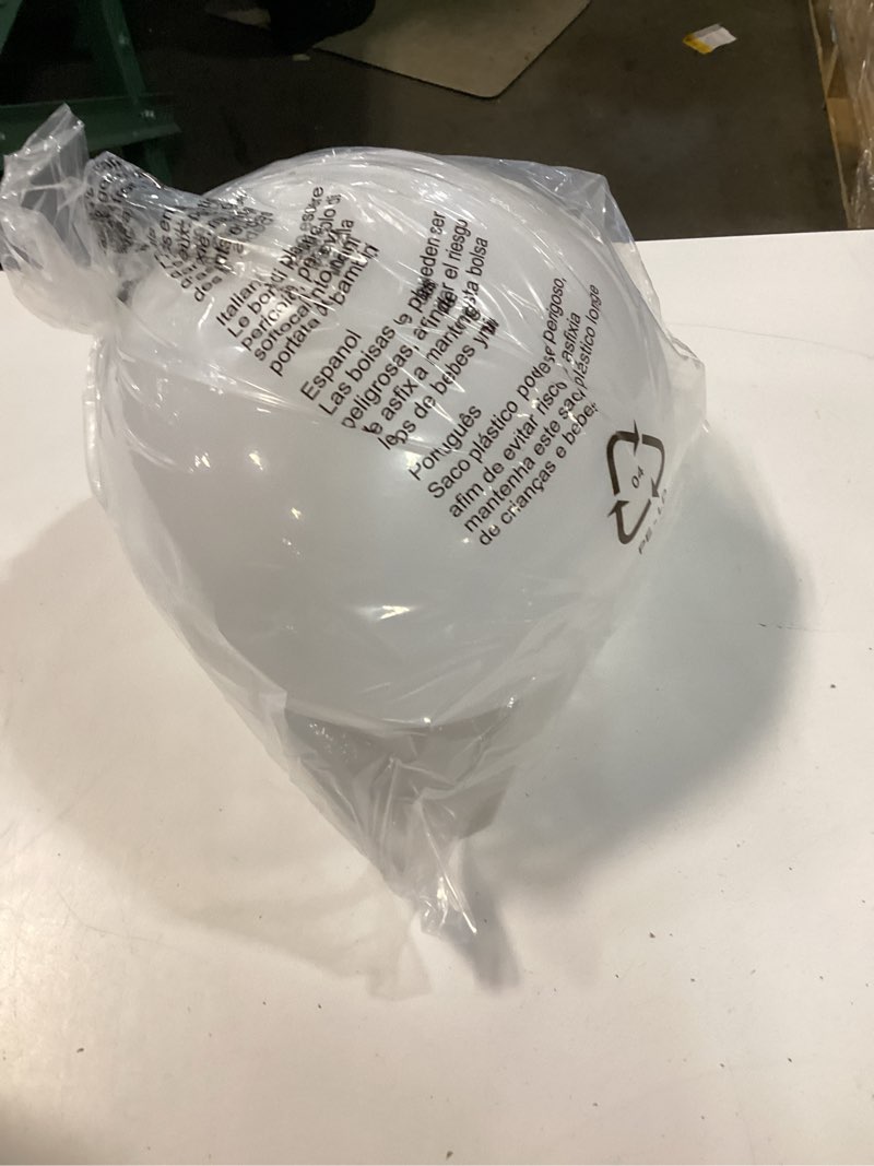 Condition photo showing Good Condition for mr.go 8-inch ultra-fun led glowing ball light w/remote, rgb color changing globe mood lamp, 16 colors 8 brightness 4 lighting modes, waterproof, rechargeable & ac adapter power, stunning light orb ball 8"