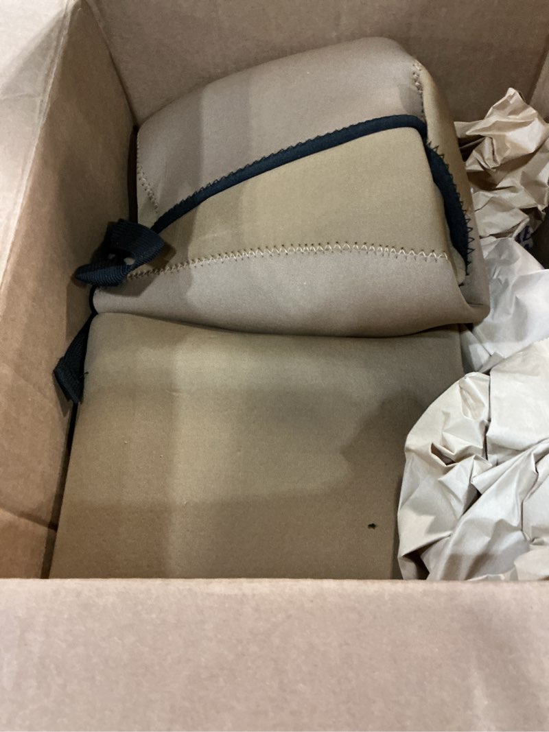Condition photo showing Good Condition for waterproof seat cover, 2pcs upgraded sweat carseat protector, perfect for universal anti-slip car truck suv seat, ideal for surfing yoga gym workout, khaki khaki 2 count