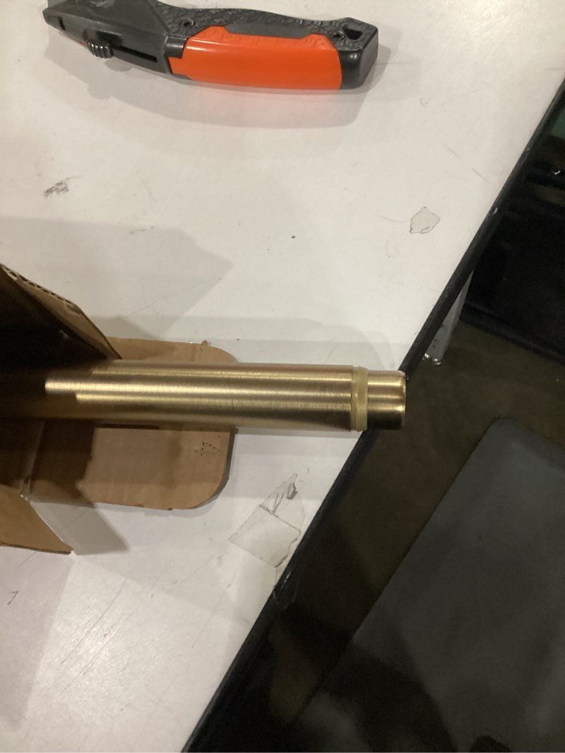 Condition photo showing New/Like New for Ivilon Tension Curtain Rod - Spring Tension Rod for Windows or Shower, 24 to 36 Inch. Warm Gold