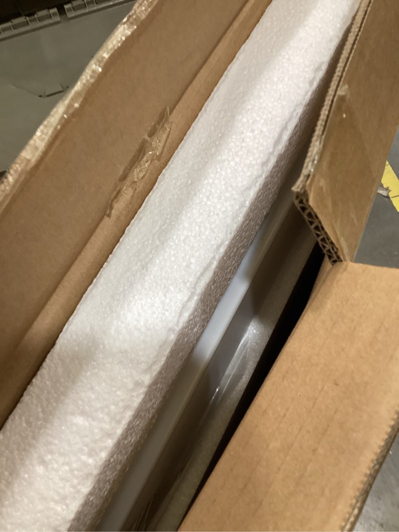 Condition photo showing New/Like New for keonjinn 24x36 inch beveled lighted bathroom mirrors with frontlit & backlit, led bathroom mirror with light dimmable 3-color lights, anti-fog vanity mirror with tempered glass, ul-listed led driver