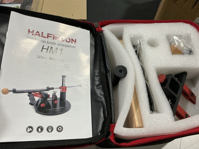 Condition photo showing Good Condition for half moon precision knife sharpener