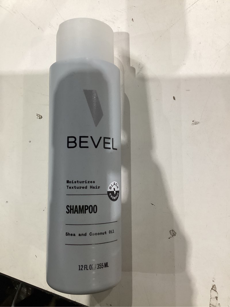 Condition photo showing New/Like New for Bevel Shampoo for Men - Sulfate Free Shampoo for Textured Hair with Coconut Oil and Shea Butter, Detangles Coarse, Curly Hair, 12 Oz 12 Ounce (Pack of 1) Shampoo (Pack of 1)