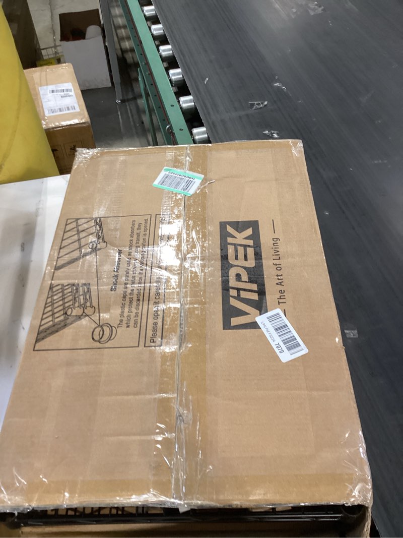 Condition photo showing Good Condition for vipek x1 expandable clothes rack heavy duty adjustable from 2' to 3'5" with adjustable shelves and hanger rods, reach-in & walk-in closets metal garment racks portable closet, black black x1