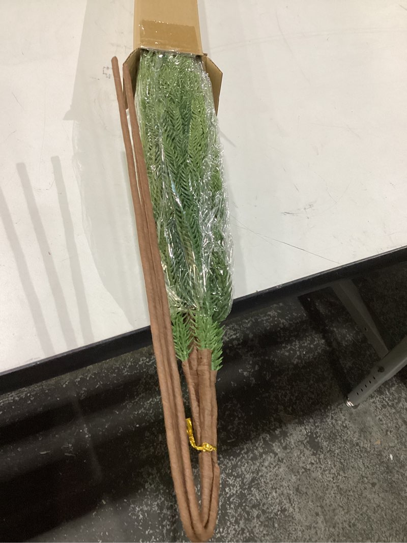 Giegxin 3pcs christmas norfolk wreath decoration (36.22in)