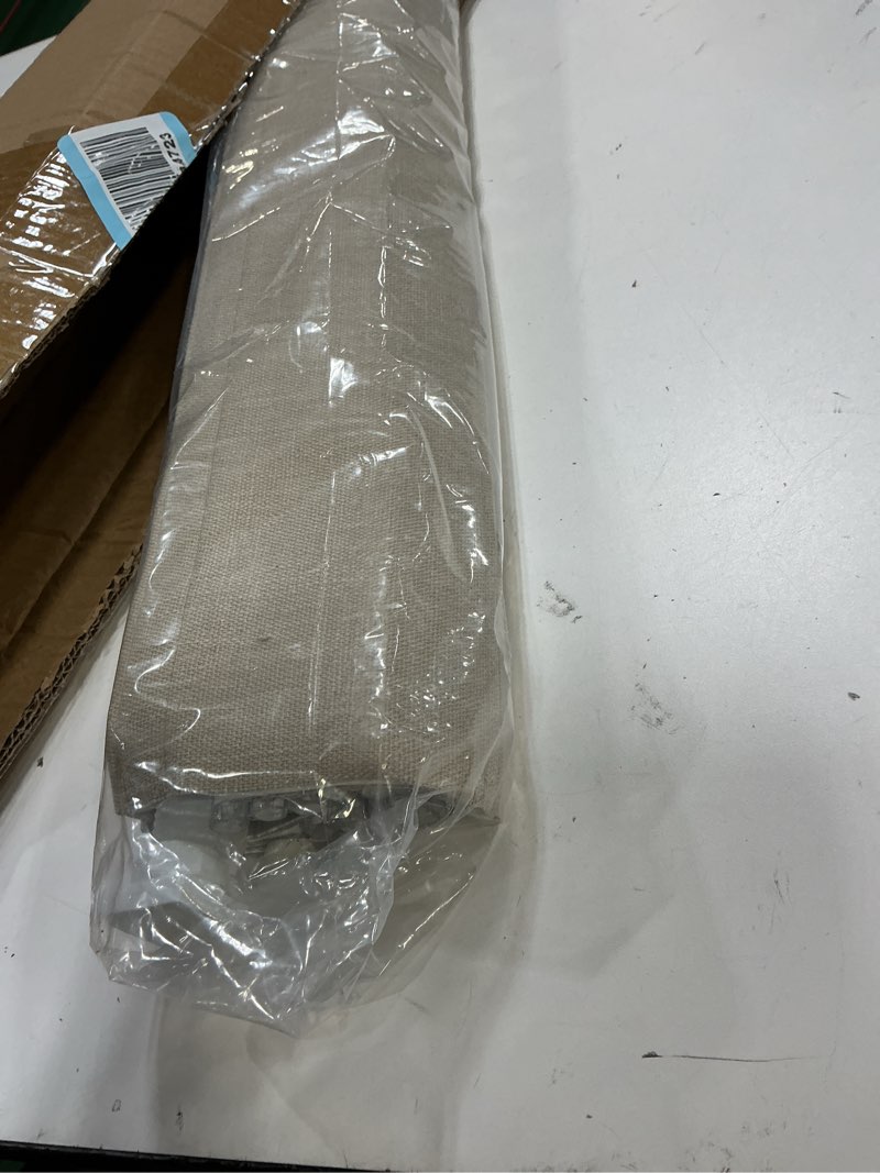 Condition photo showing Good Condition for 100% blackout no tools no drill cordless roman shades for windows, size 23 3/4" w × 72" h (for windows 24" w × 72" h) blackout - beige blackout - beige 24" w × 72" h