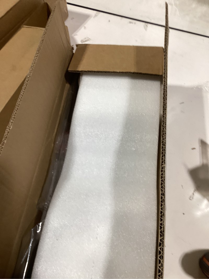 Condition photo showing New/Like New for CANEOE Modern Wall Sconce Set of Two, 5CCT Dimmable Indoor Led Wall Sconce Lighting Set of 2, Hardwire Black Led Wall Lamps for Living Room Bedroom Bathroom Hallway, 31.5Inch (2 Packs)