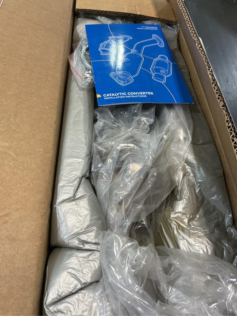 Condition photo showing As Is for philtop left catalytic converter kit direct-fit replacement for 2015-2017 f150 5.0l oe replace 21467, 645165, 52606, fl3z5e212g (epa compliant)