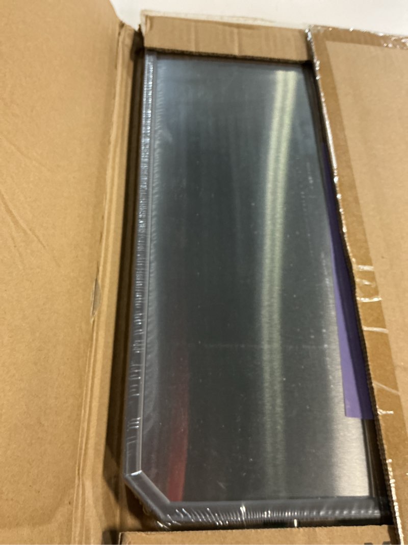 Condition photo showing New/Like New for Stainless Steel Cutting Board,Double Sided Cutting Boards,Stainless Steel/Wheat straw pp Large Cutting Board for kitchen,Dishwasher Safe,non toxic metal cutting board,16.5 * 11.5 Inch
