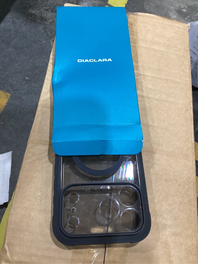 Condition photo showing Good Condition for diaclara magnetic designed for iphone 17 pro max case full body bumper,[compatible with magsafe] military drop proof cover with built-in privacy screen protector,black black-privacy iphone 17 pro max