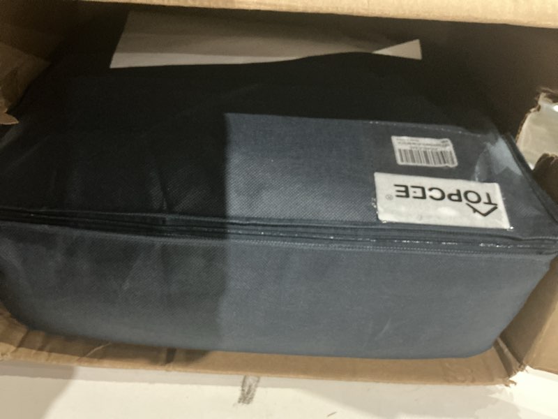 Condition photo showing Good Condition for Weighted Blanket King Size 30 lbs 88x104 inches, Sherpa Fleece Throw Blanket for Couple with Soft Plush Flannel Top, Fuzzy Fluffy Cozy Warm and Thick Heavy Blanket for Winter Grey 88x104'' 30lb