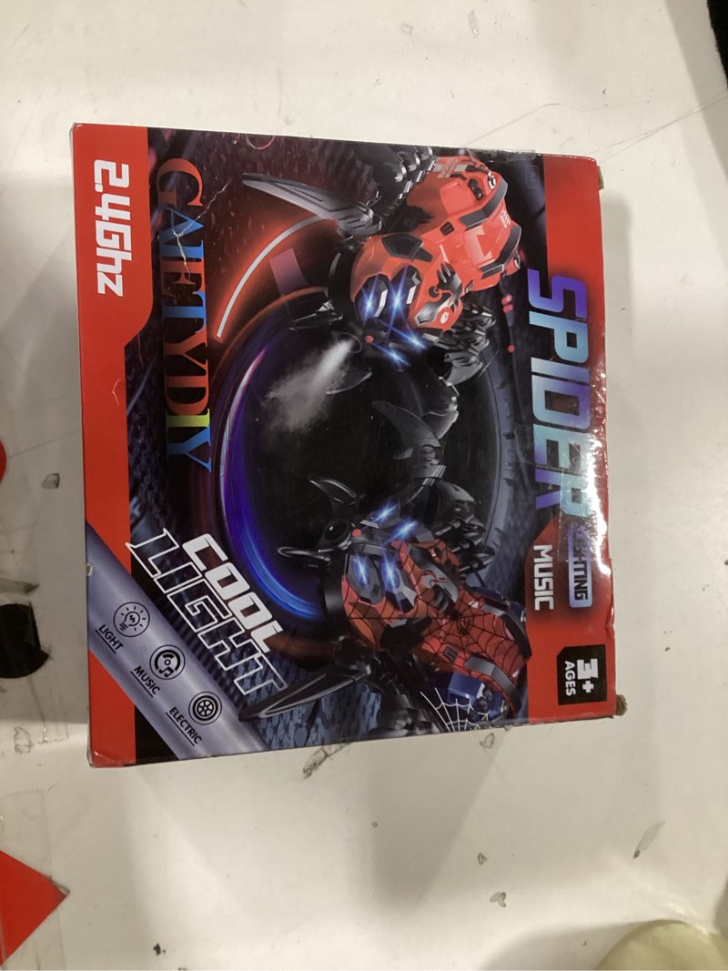 Condition photo showing Good Condition for Remote Control Spider, Robot Spider Toy with 2.4 GHz Remote Controller, RC Spider Robot with Spray/L