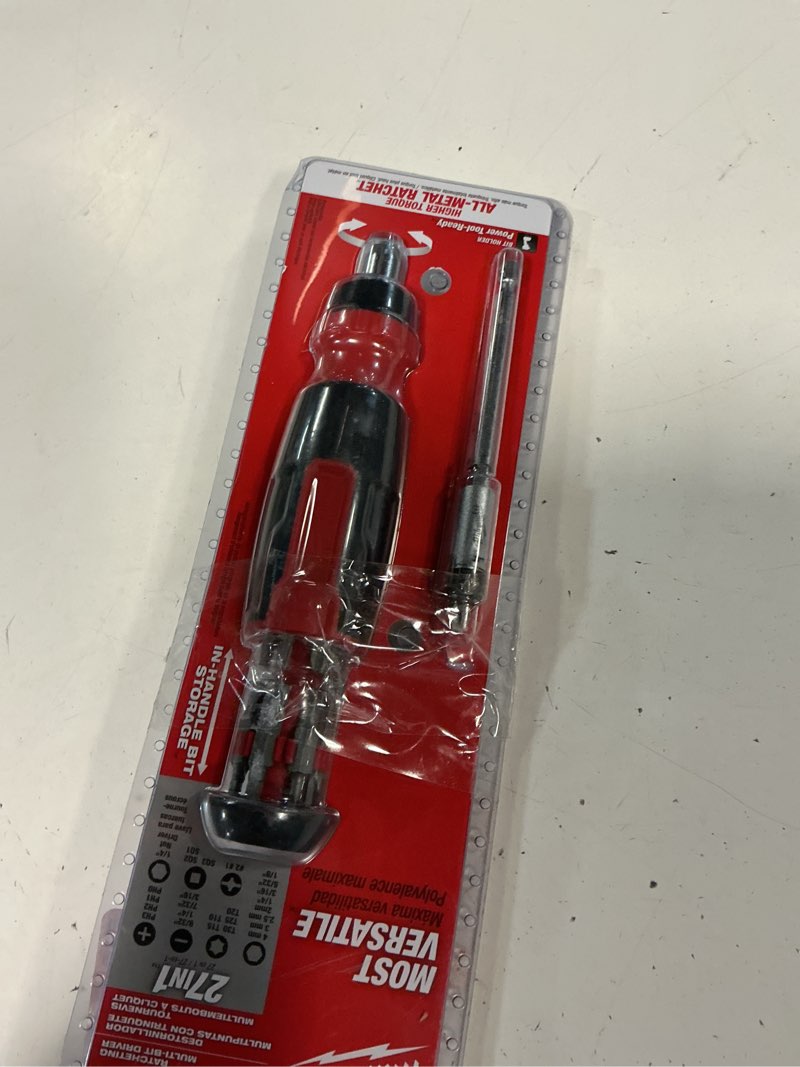 Condition photo showing Good Condition for milwaukee hex shank 27-in-1 ratcheting multi-bit screwdriver 10.12 in. 1 pc
