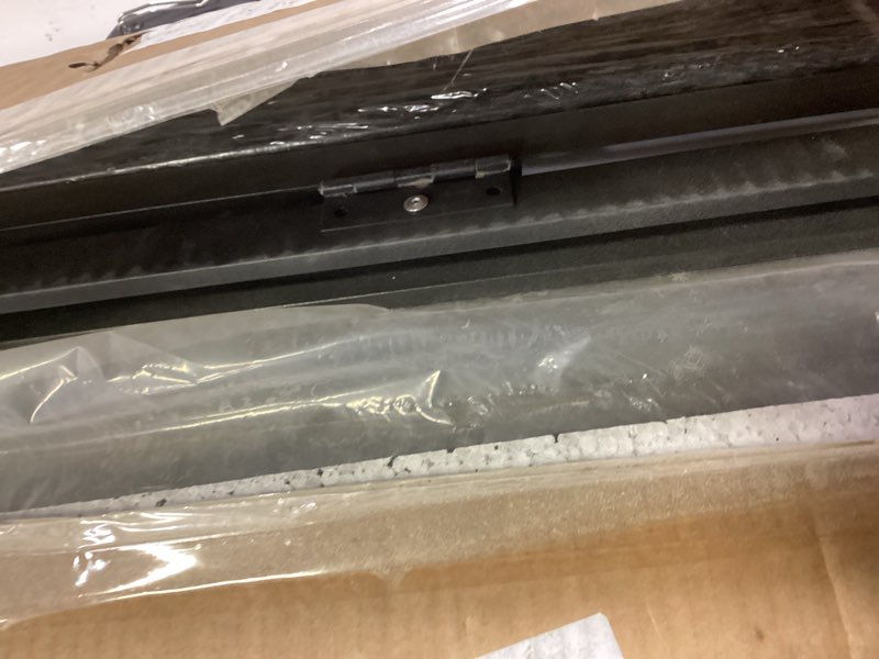 Condition photo showing As Is for poster stand 24x36 sidewalk sign with wheels – heavy duty double-sided sign holder stand for storefront, restaurants, events, yard, poster board frame for indoor & outdoor use (frame only)