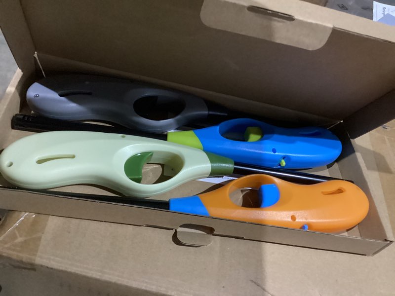 Condition photo showing Good Condition for Butane Lighter, 4pcs Refillable Long Flame Lighter for BBQ Candle(No Butane Inside) Blue