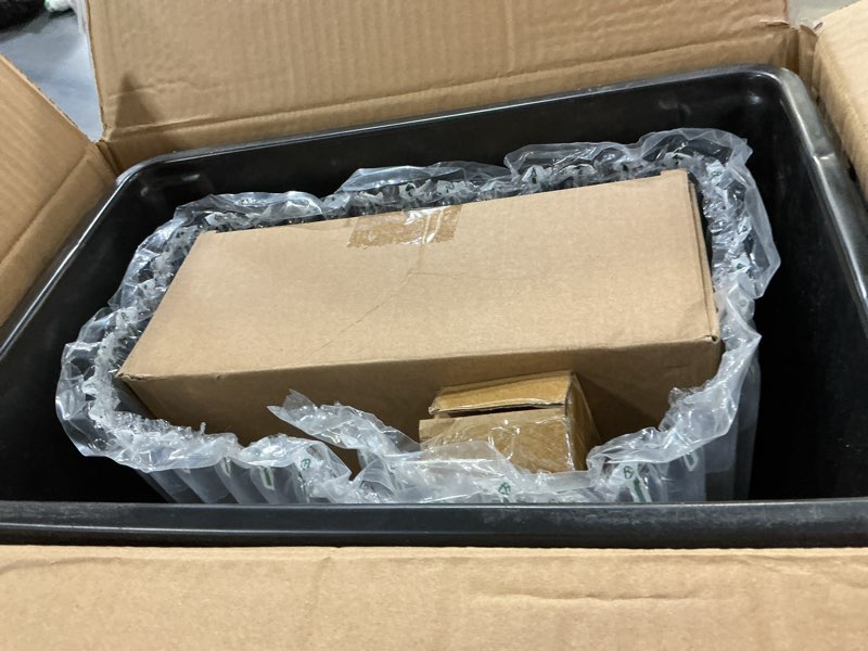 Condition photo showing Good Condition for Insputer Pull Out Trash Can Under Cabinet with Tiltable 10° & 10 Gal Garbage bin, Under Sink Trash Can Kit for Kitchen, Easy to Take Out Bin, Requires Minimum Cabinets Opening 12" W X 18" D Silver Single-10Gal