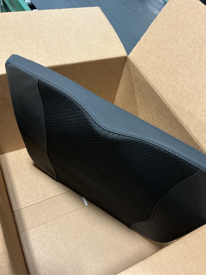 Condition photo showing Good Condition for car seat cushion for long driving memory foam wedge leather cushion for back pain & tailbone pain relief non slip & ergonomic car seat pillow pad, fit for most car truck office chair & wheelchair