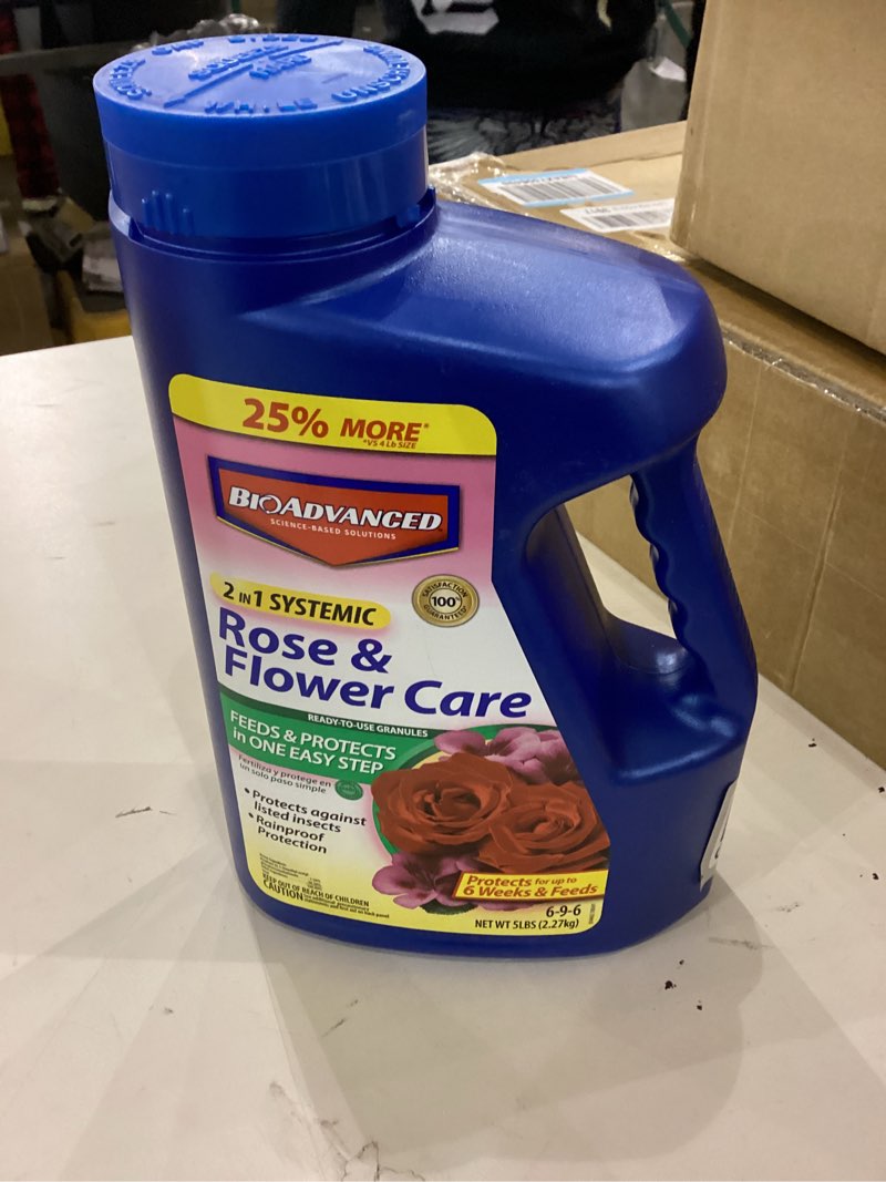 Condition photo showing New/Like New for BioAdvanced 2-In-1 Systemic Rose and Flower Care, Granules, 5 lb 5 Pound