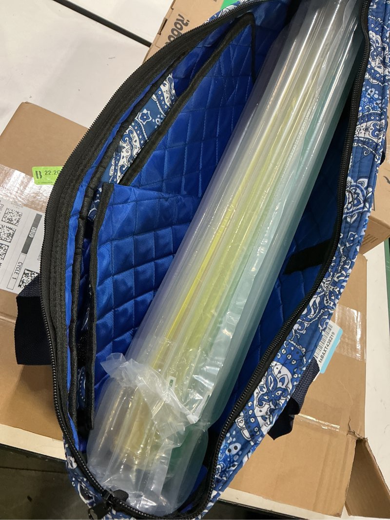 Condition photo showing Good Condition for American Mahjong Game Set, 166 Quality White Tiles, 4 All-in-One Color Rack/Pushers, Mahjong Tile Set with Blue Printed Carrying Bag