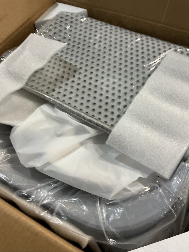 Condition photo showing As Is for upfas automatic cat litter box self cleaning - app control - weight monitoring - ultra-quiet, medium cats and kittens litter box, safe anti-pinch?assembly required?- grey