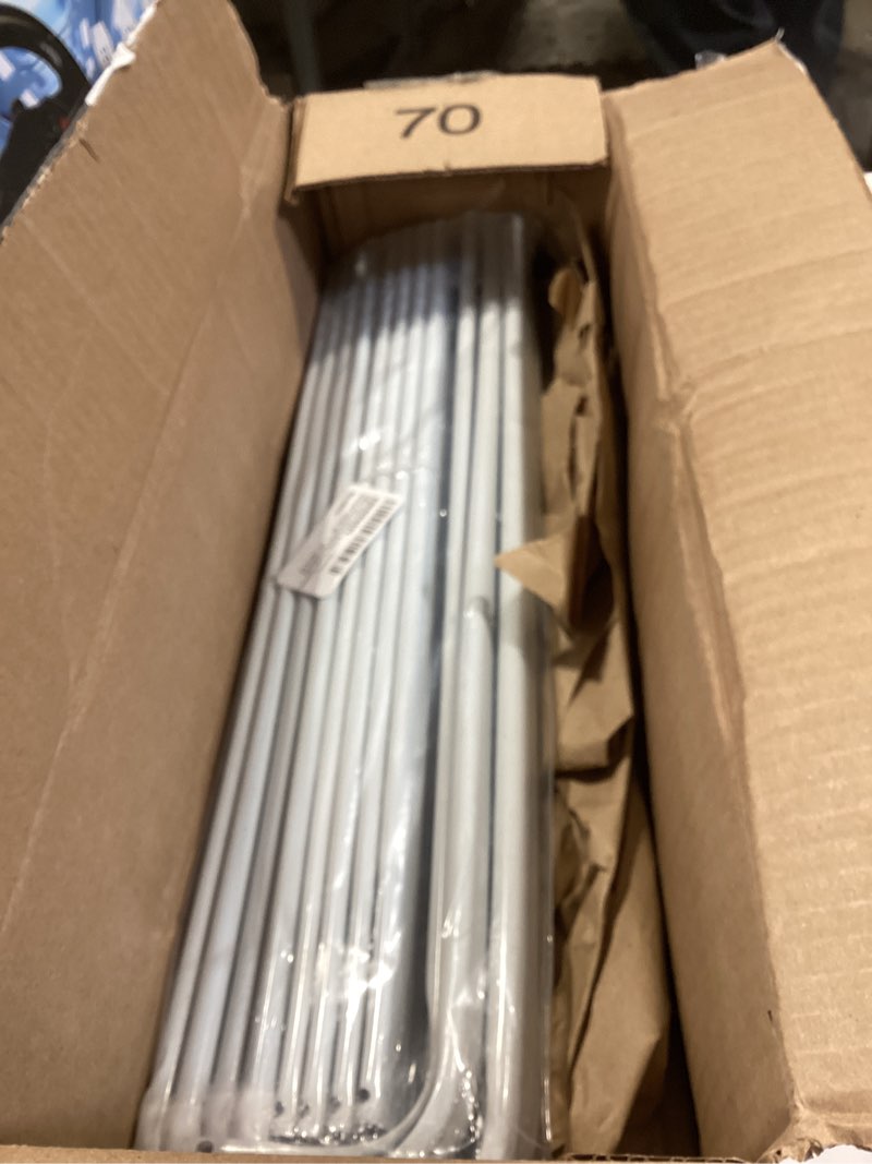 Condition photo showing Good Condition for yafa home fashion durable double standard white adjustable curtain rod hardware included (white, 66" - 128" [set of 2]) 66" - 128" [set of 2] white