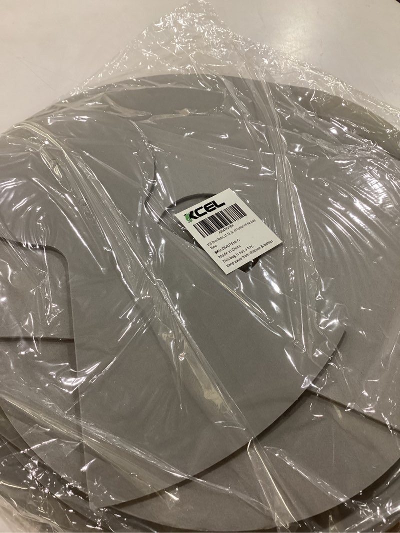 Condition photo showing New/Like New for xcel drum mute pads – drum silencer kit – drum pads for drum set - quiet practice – fits 12”, 13”, 14”, 16” – 6-pc