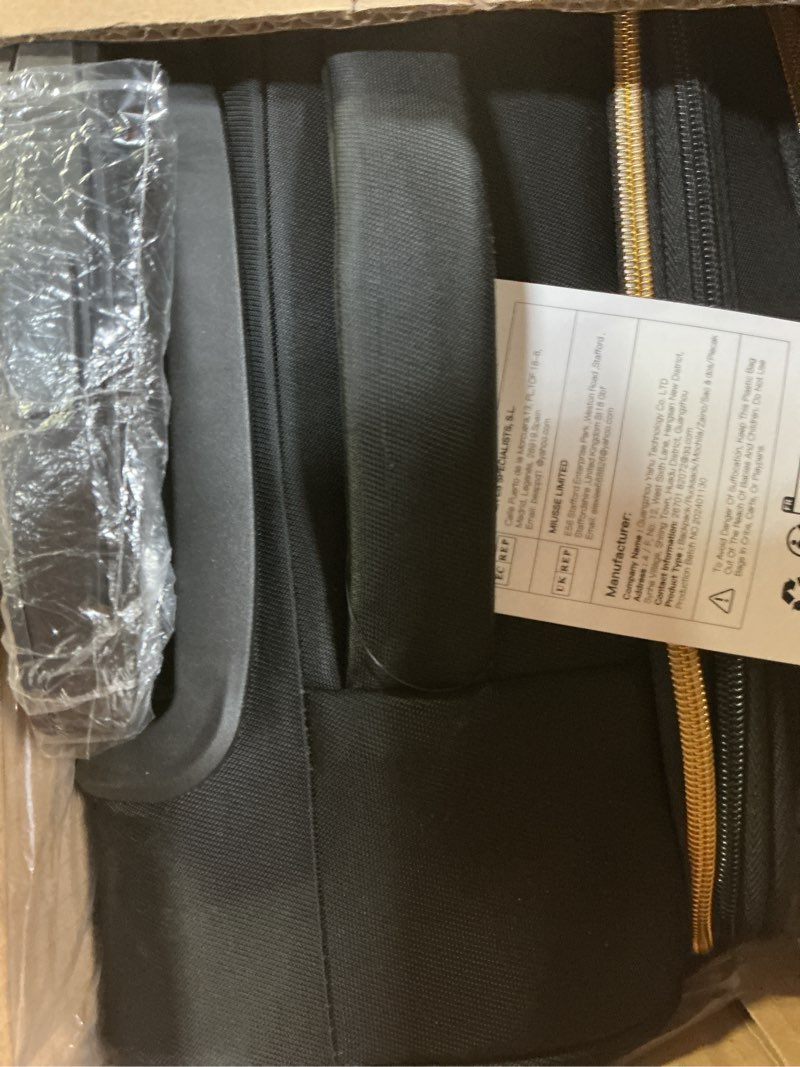 Condition photo showing New/Like New for Softside Carry On Luggage 20 Inch Expandable Carry On Luggage 22x14x9 Airline Approved with Spinner Wheels & TSA Lock, Waterproof Large Capacity Suitcase Travel Bag for Men and Women Black