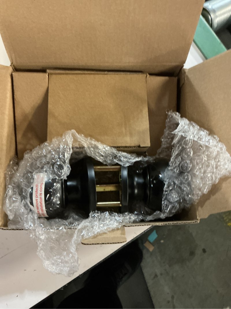 Condition photo showing Good Condition for BESTTEN Keyed Alike Exterior Door Knob with Key Lock and Deadbolt, All Keyed Same, Matte Black Entry Door Knobs with Lock and Keys for Entrance and Front Door 1 PK Deadbolt Lockset Matte Black