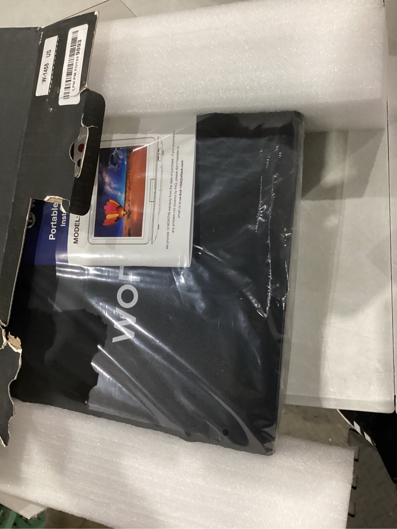 Condition photo showing New/Like New for WONNIE 17.9" Portable DVD Player with 15.4" Large HD Swivel Screen, 6 Hours Rechargeable Battery, DVD Player Portable Support MP4, MKV Video & USB/SD Card/Sync TV, High Volume Speaker, All Regions W-1458