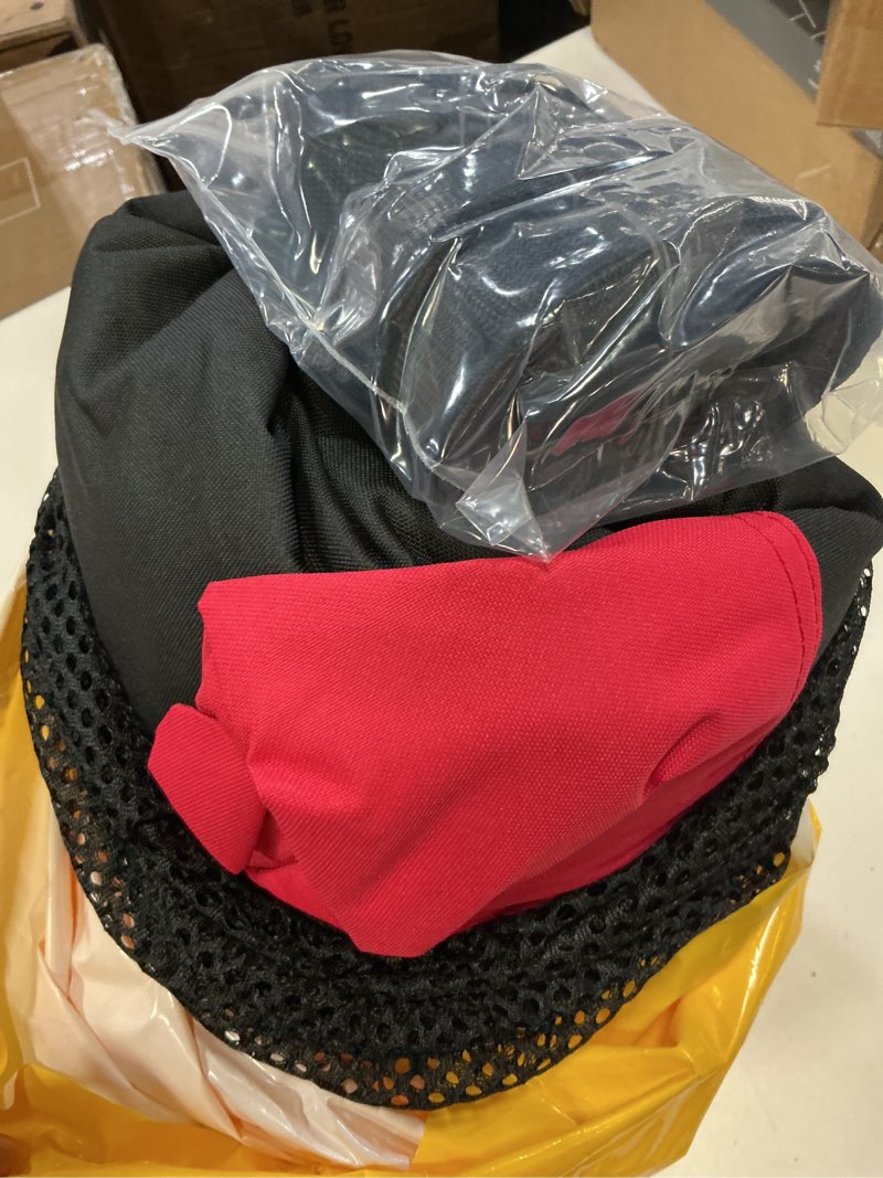 Condition photo showing New/Like New for seal skin covers heavy duty jet ski cover, waterproof marine grade pwc cover with uv protection, snug fit for 3-seater, compatible with yamaha, sea-doo (fits 126"-135") fits from 126”-135” long (3 seater) red & black