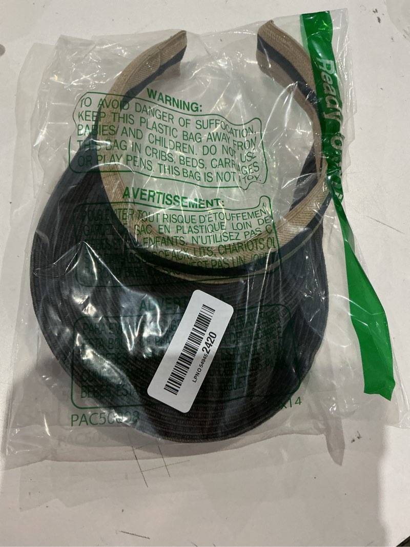 Condition photo showing Good Condition for women summer sun hat lady's portable beach visor bowknot straw hat one size black4