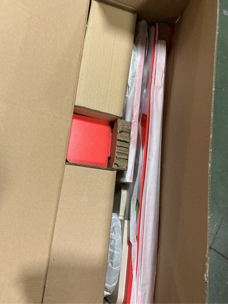 Condition photo showing New/Like New for Melissa & Doug Wooden Pizza Food Truck Activity Center with Play Food, for Boys and Girls 3+