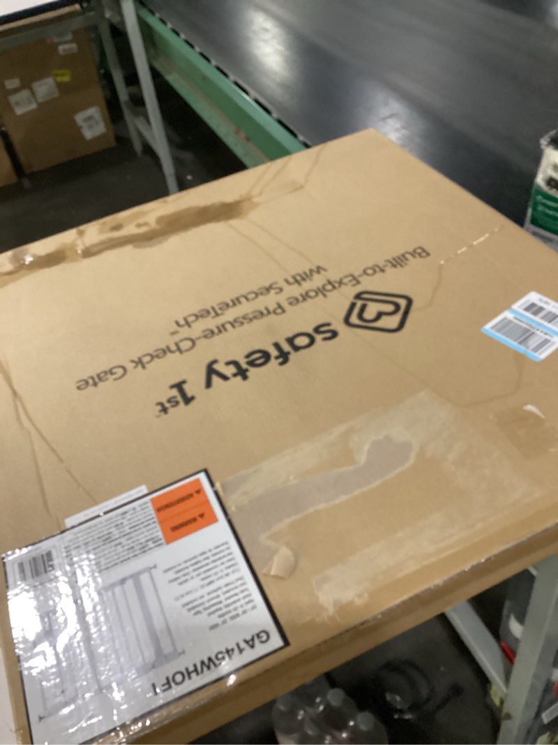 Condition photo showing Good Condition for Safety 1st Pressure Mounted Baby Gates for Doorways with SecureTech, Baby Gate with Door, Pet-Friendly Design, No Drilling, 29-38"