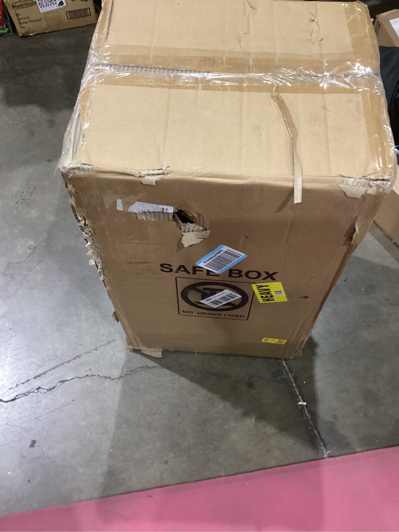 Condition photo showing Good Condition for 23.62 inches Tall Safe Box, 4.4 Cuft Home Safe with Fireproof Waterproof Bag, Anti-Theft Digital Security Lock Box with Smart Alert System, Removable Shelf, Mute Function, Document Safes for Jewelry 23.62"H x 12.2"D x 14.96"W