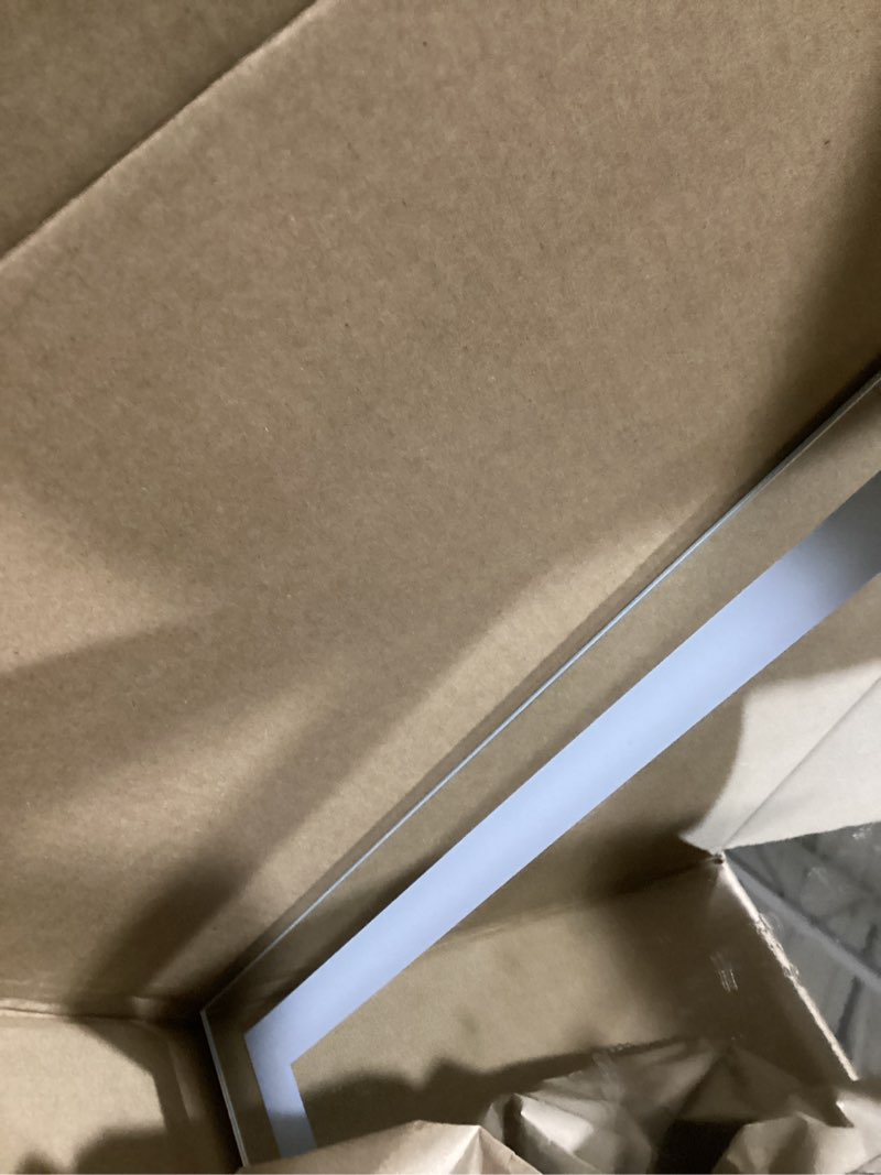 Condition photo showing Good Condition for FENNIO 23" x 18" Vanity Mirror with Lights?LED Makeup Mirror?Hollywood Mirror with 3 Color Modes & Adjustable Brightness?Vanity Mirror Square White White 23"L x 18"W