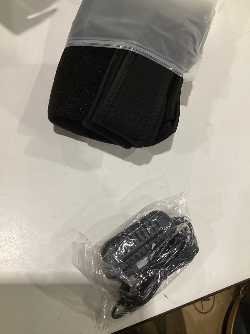 Condition photo showing Good Condition for (not tested)shoulder heating pads for pain relief - jade stone heated shoulder wrap with 3 temperature settings, ideal for rotator cuff, shoulder soreness relief at home,office-jet black