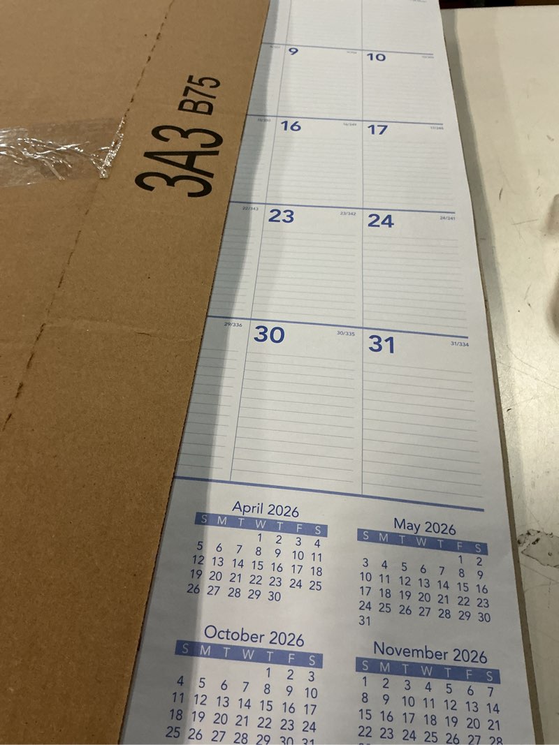 Condition photo showing Good Condition for AT-A-GLANCE 2026 Wall Calendar, 20" x 30", Extra Large (PM42826) 2026 New Edition 20"W x 30"H