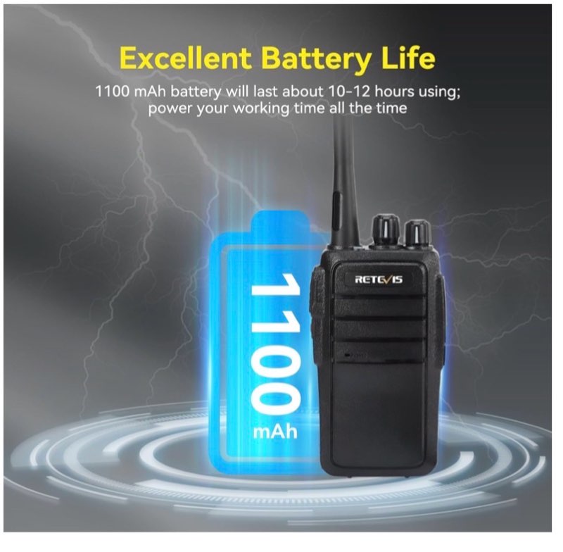 Retevis 4pk walkie 