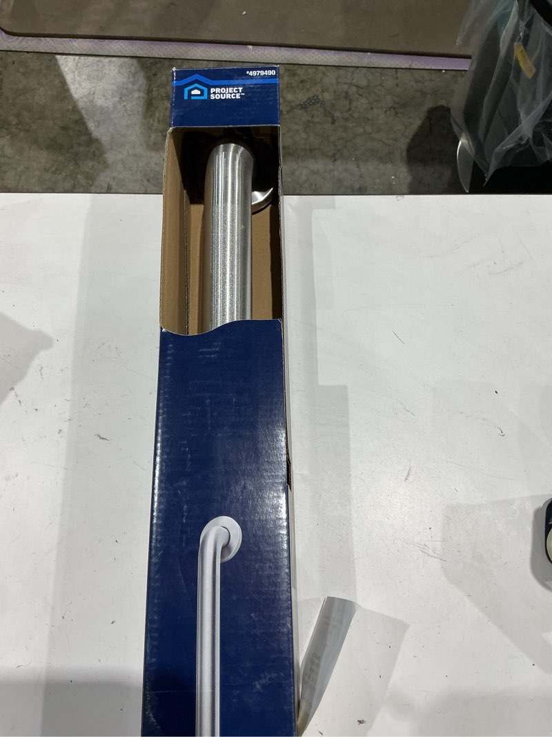 Condition photo showing Good Condition for project source concealed peened 36-in stainless steel wall mount ada compliant grab bar (500-lb weight capacity)