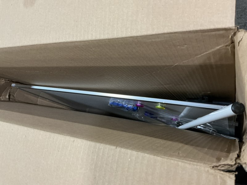 Condition photo showing As Is for Easel Whiteboard - Magnetic Portable Dry Erase 36 x 24 Tripod Height Adjustable, 3' x 2' Flipchart Easel Stand White Board for Office or Teaching at Home & Classroom (36x24 White)