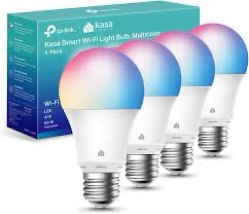 Kasa Smart Light Bulbs, Full Color Changing Dimmable Smart WiFi Bulbs Compatible with Alexa and Goog