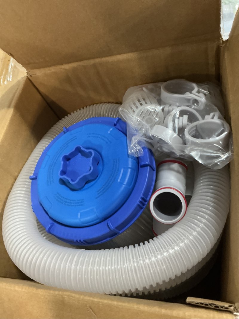 Condition photo showing Good Condition for kimfilter transparent 1000 gph above ground pool filter pump – easy cartridge status viewing | powerful pool cartridge filter pump system | enhanced circulation & filtration for crystal-clear water deep blue