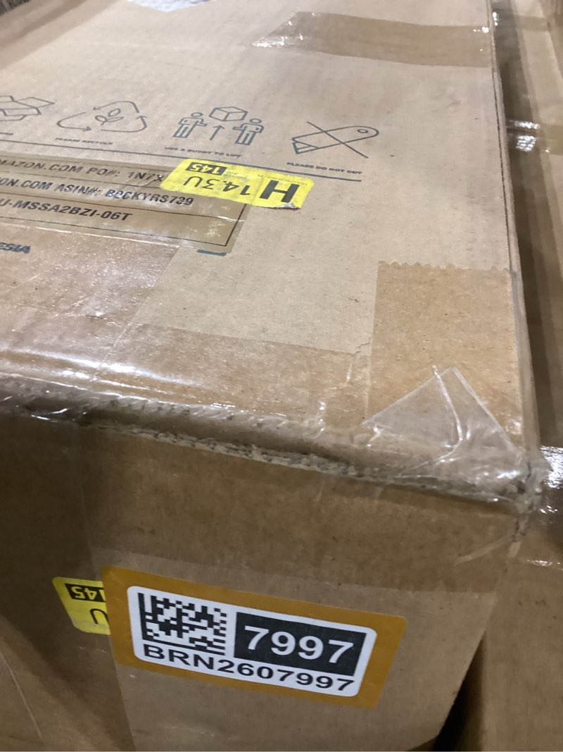 Condition photo showing New/Like New for zinus 6 inch foam and spring hybrid mattress [new version], twin, medium firmness, durable support, certified safe foams & fabric, mattress in a box, white white twin 6" new small box