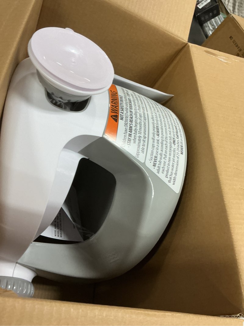 Condition photo showing Good Condition for Ingenuity My Bath Seat for Sit-Up Baby Bathing, Sure & Secure Suction Cups, ASTM Safety Tested & Approved, Backrest for Assisted Sitting, Easy Setup & Storage, Gray