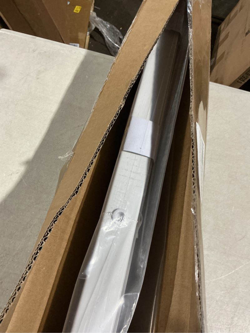 Condition photo showing item condition for No Tools No Drill Cordless Mini Blinds 30" Wx 36" H, 1" L-Shaped Blades, Horizontal Vinyl Blinds for Indoor Windows, White 30x36in