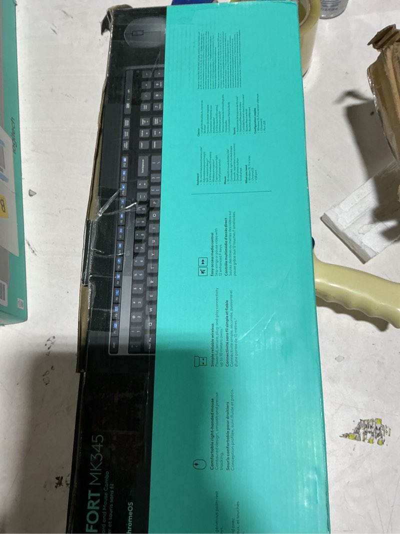 Condition photo showing Good Condition for Logitech MK345 Wireless Combo with Full-Size Keyboard and Right-Handed Mouse -